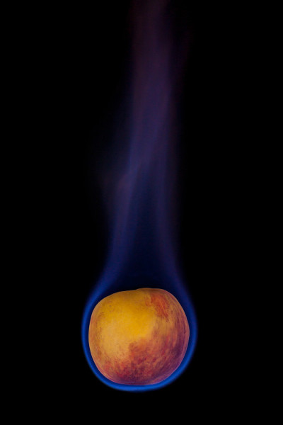 桃子着火了