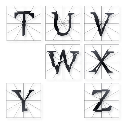 破碎的字体