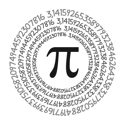 圆周率符号上的数学常数无理数，希腊字母，背景