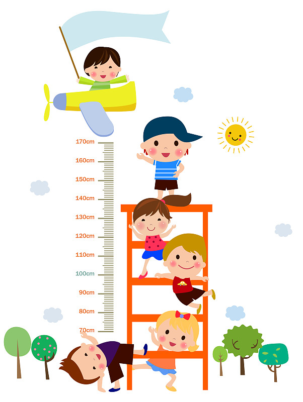 儿童身高插图