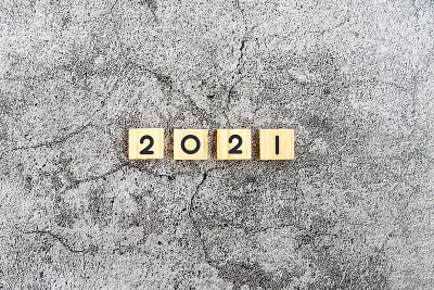 2021年新年目标概念