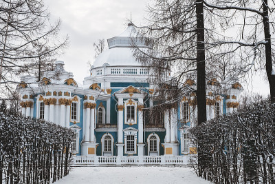 隐士亭，凯瑟琳宫。凯瑟琳公园。Tsarskoye Selo。