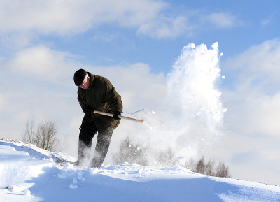 人工除雪