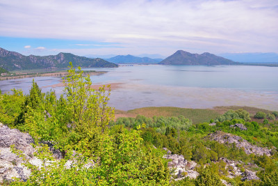 黑山。斯卡达湖国家公园
