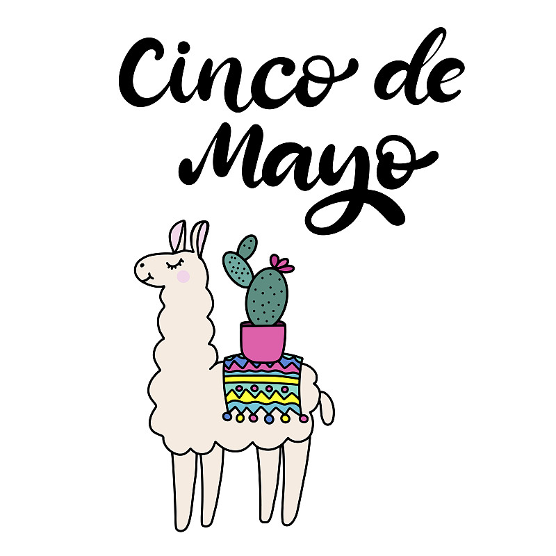 Cinco de Mayo festival festival vector插图。