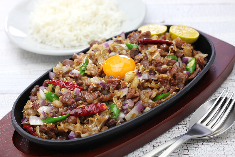 猪肉 sisig，菲律宾菜