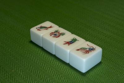 四花砖麻将花砖