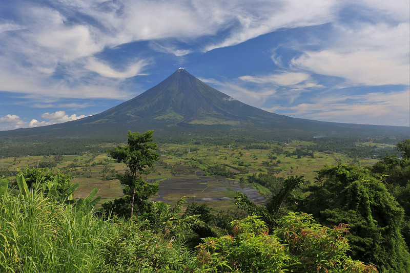 Volcan马荣火山风景