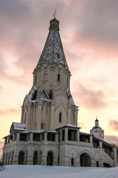 升天教堂，Kolomenskoye，俄罗斯