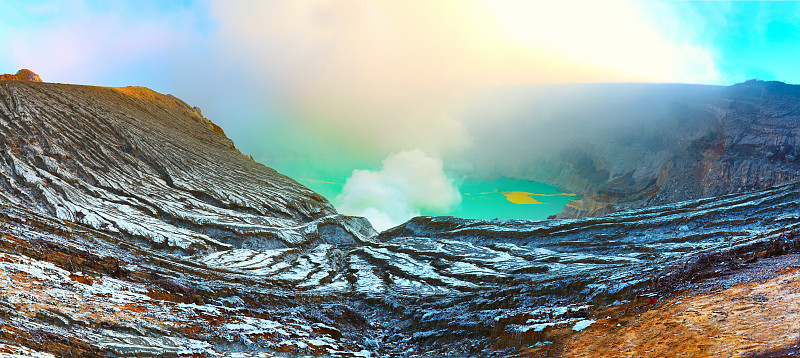 火山口Ijen
