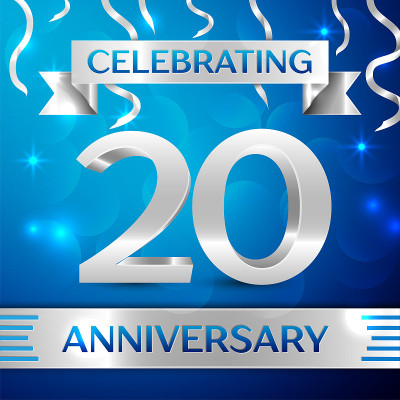 Twenty 20 Years Anniversary Celebration Design. Co