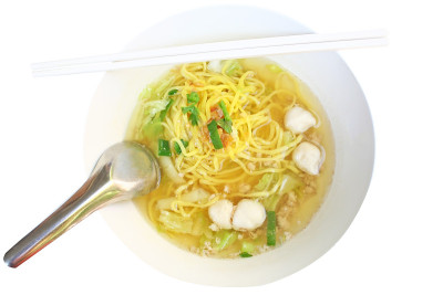 清汤鱼丸黄面