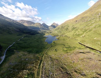 来自空中的Glen Etive