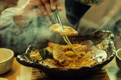美味的日本食物。