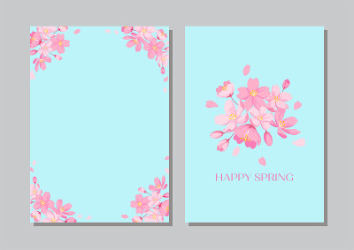 樱花画框