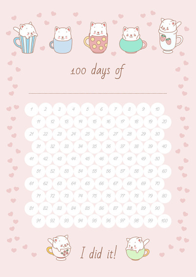 100天……