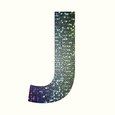 不同颜色的字母J