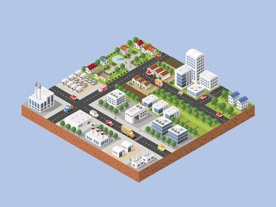 城市里的房子