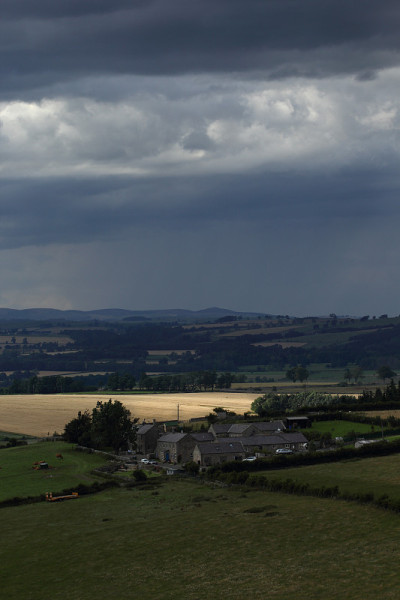 Fields and Sky Alnwick UK