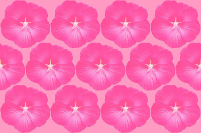 芙蓉花仿照，图案重复说明
