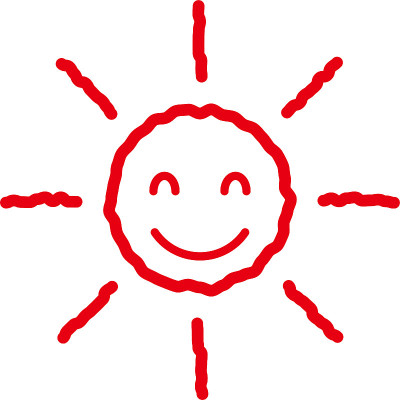 太阳的插图材料