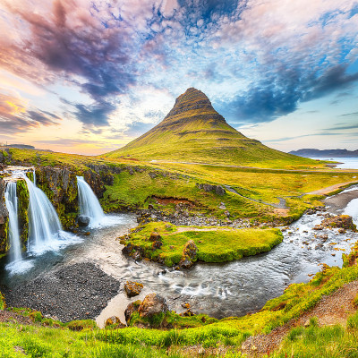 Kirkjufellsfoss 瀑布