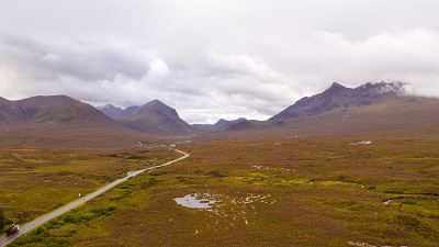 从苏格兰高地拍摄的美丽风景