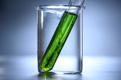藻类研究实验室，生物技术科学概念