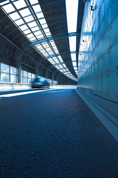 隧道内空路面地面