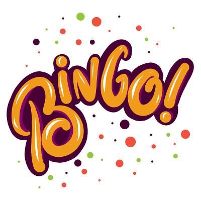 Bingo矢量字母的背景。