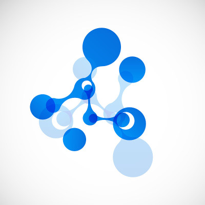 向量生物技术说明。科学设计分子，分子式，DNA