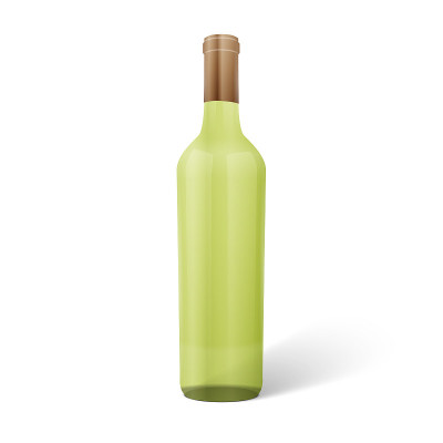 玻璃酒瓶。
