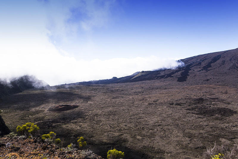 法国留尼汪岛拉福奈斯火山