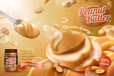 Peanut butter spread ads