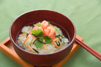 日本料理:鳕鱼子茶煮米饭