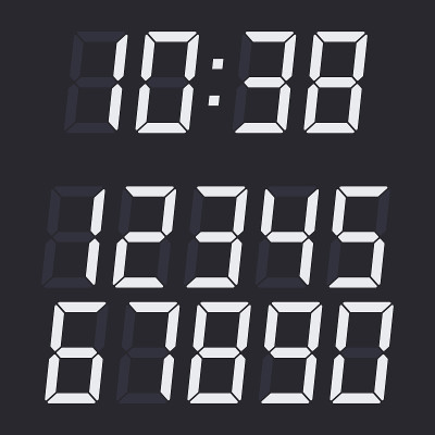 数字向量集。