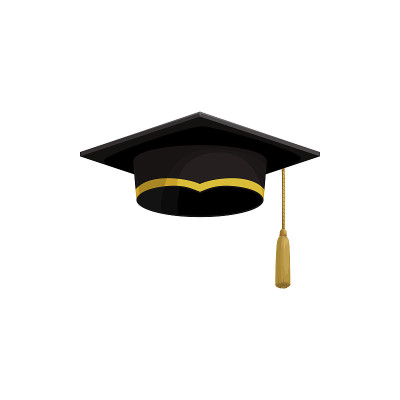 毕业帽，大学生帽