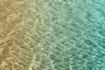 复古lime闪亮的海洋水纹理-美丽的抽象照片背景