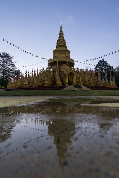 泰国萨拉布里的Wat Pa Sawang Bun Temple, Saraburi。
