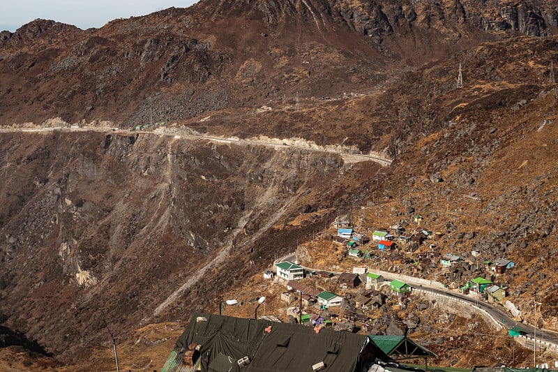 喜马拉雅山脉如画的风景