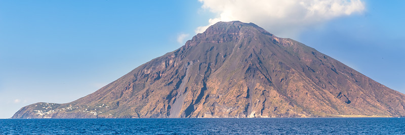 斯特龙博利火山群岛埃奥利，意大利西西里岛
