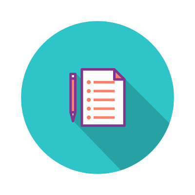 Contact Form Flat Icon