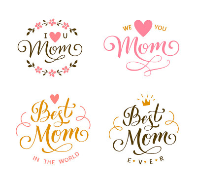 I love you mom. Best mom ever. Decortative  callig