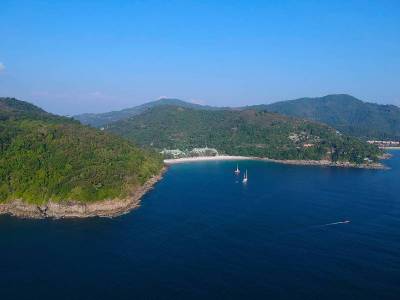 泰国普吉岛全景鸟瞰图