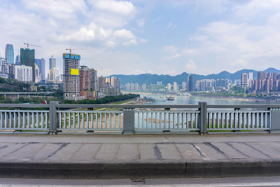 重庆的城市建筑和天际线