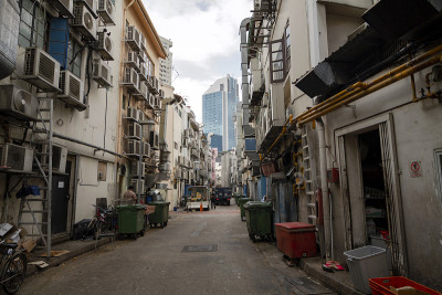 新加坡后街视图