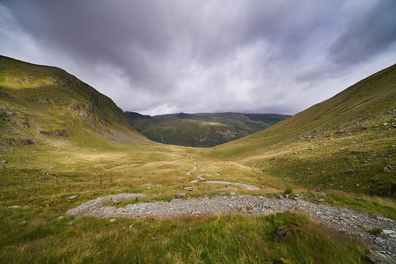 Haweswater水库上的Gatescarth Beck