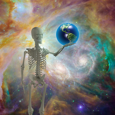 骨架是地球