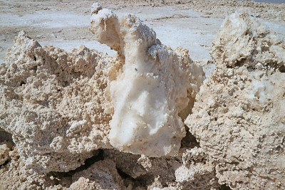 Incredible Salt Crust on the Surface of Salar de A