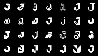 抽象标志集合与字母J